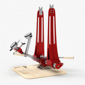 Precise, reliable, fast and aesthetic wheel truing stand