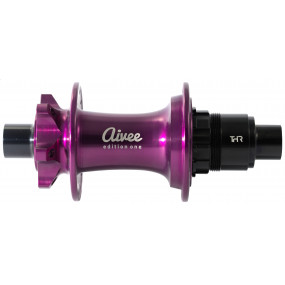 Edition One SL rear purple hub from the front