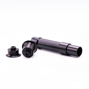 Paire d'embouts et axe compatible 100x9mm pour moyeu Edition One SL & Classic centerlock avant
