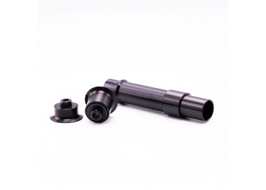 Paire d'embouts et axe compatible 100x9mm pour moyeu Edition One SL & Classic centerlock avant