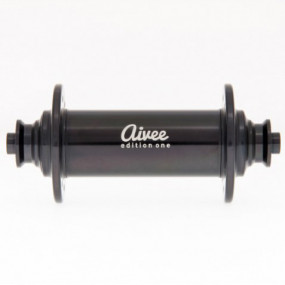 Black road bike hub