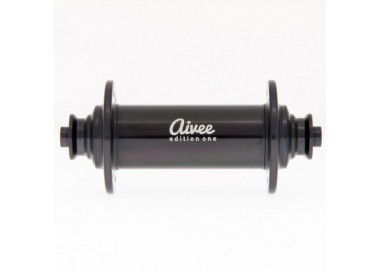 Black road bike hub